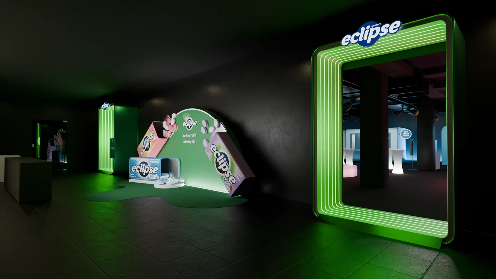 Eclipse Launch Thailand event space 3D design