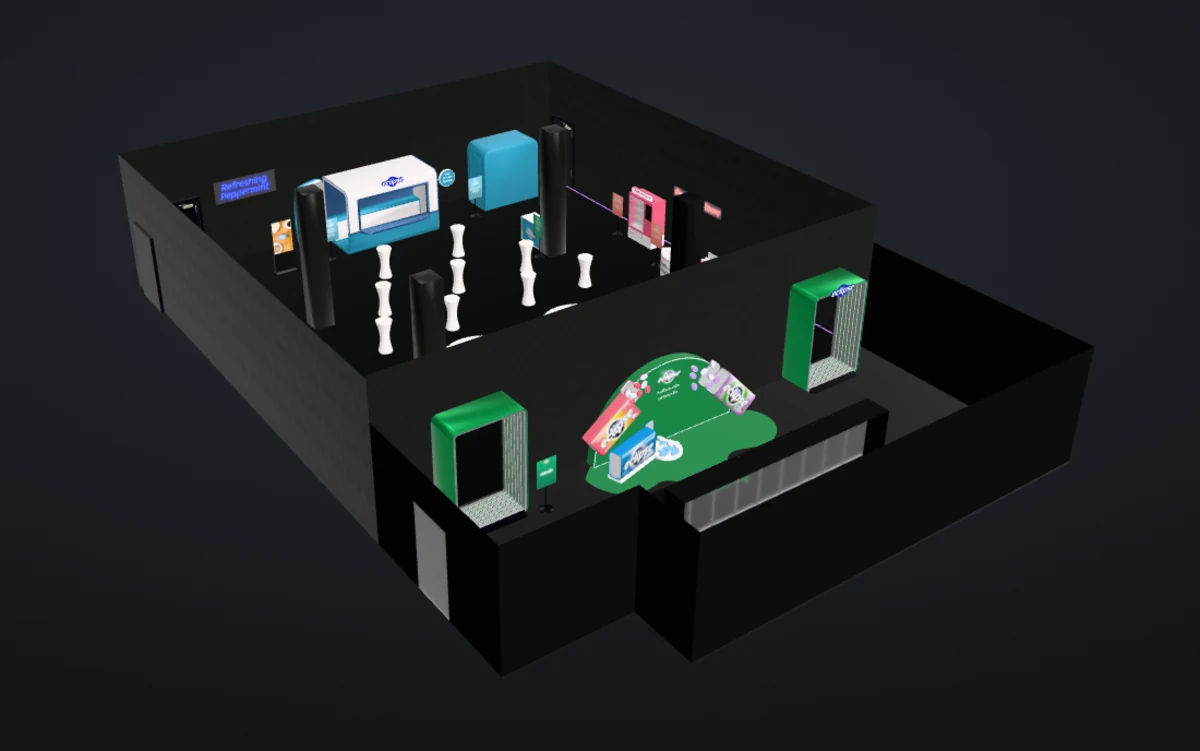 Journey to a Fresh Finish, Eclipse Thailand product launch layout in 3D