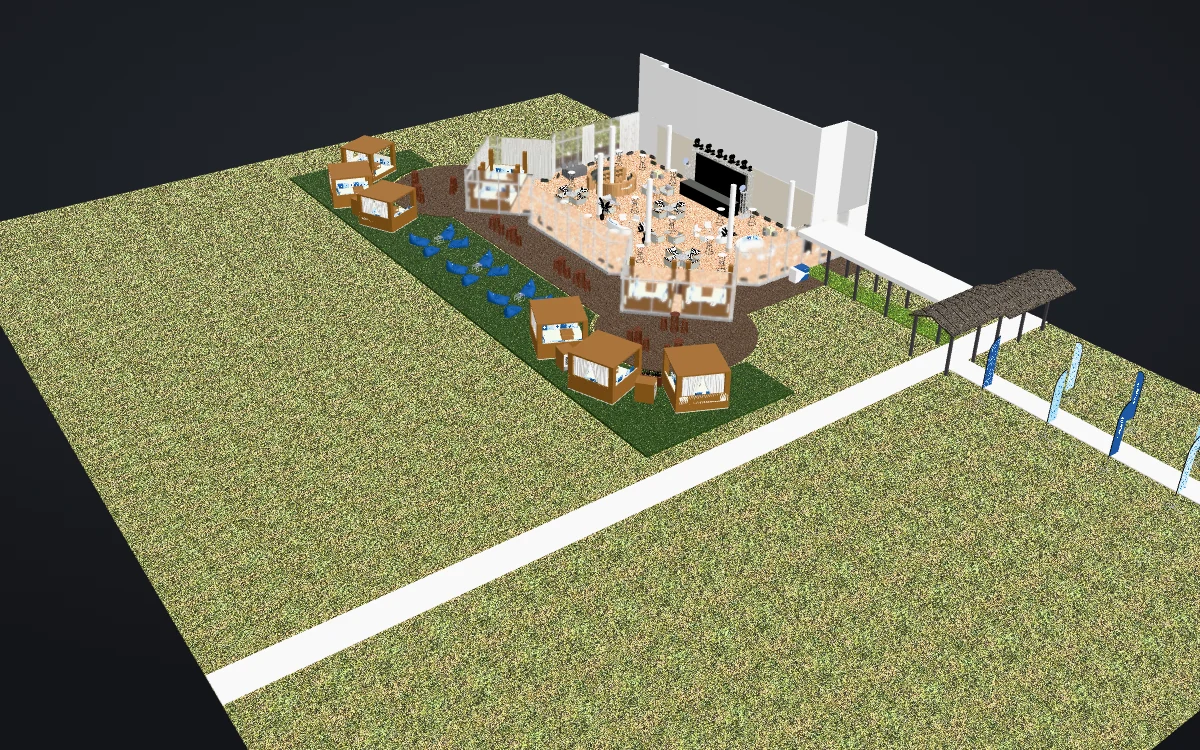 Malaysia Airlines Trade Elevation Summit 2026 event layout in 3D